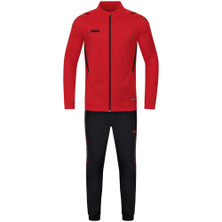 JAKO Polyester Challenge Trainingsanzug Damen rot/schwarz 44