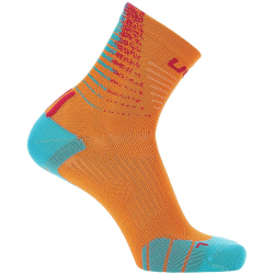 UYN Run Fit Laufsocken mit Cool-Air-Flow Technologie Herren orange/turquoise 35-38