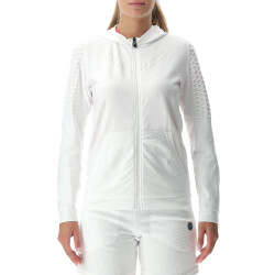 UYN Run Fit Laufshirt Full-Zip Damen lucent white XS