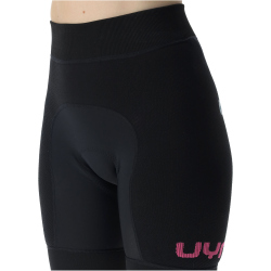 UYN Ridemiles Fahrradhose mit Polsterung Damen black/fuchsia XS