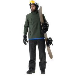 UYN Powder 1/2-Zip Softshelljacke Herren olive S