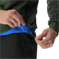 UYN Powder 1/2-Zip Softshelljacke Herren olive M