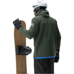 UYN Powder 1/2-Zip Softshelljacke Herren olive L