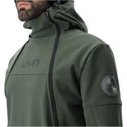 UYN Powder 1/2-Zip Softshelljacke Herren olive XXL