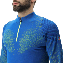 UYN Exceleration Zip Up Laufshirt Herren lapis/lime S