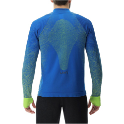 UYN Exceleration Zip Up Laufshirt Herren lapis/lime S