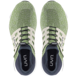 UYN Nature Tune Slip-on Sneaker aus Merinowolle Damen E523 - green melange/anthracite 35