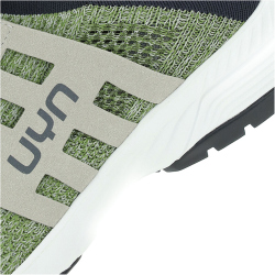 UYN Nature Tune Slip-on Sneaker aus Merinowolle Damen E523 - green melange/anthracite 41