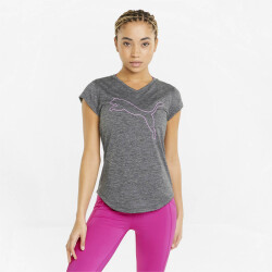 PUMA Train Favorite Heather Cat Trainingsshirt Damen PUMA...
