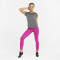 PUMA Train Favorite Heather Cat Trainingsshirt Damen PUMA black heather/deep orchid cat XS