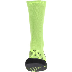 UYN Run Super Fast Mid Laufsocken aus Natex Herren green/yellow 35-38