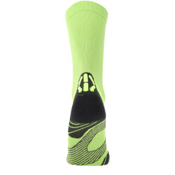 UYN Run Super Fast Mid Laufsocken aus Natex Herren green/yellow 35-38