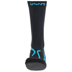 UYN Run Super Fast Mid Laufsocken Damen black/turquoise...