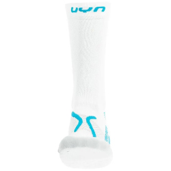UYN Run Super Fast Mid Laufsocken Damen white/turquoise...
