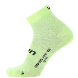 2er Pack UYN Essential Low Cut Socken acid lime 35-38