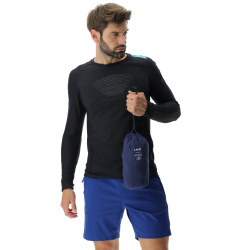 UYN Crossover Full-Zip Fahrradweste Herren deep blue/black/sodalite blue S