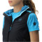 UYN Crossover Full-Zip Fahrradweste Damen black/black/sodalite blue XS
