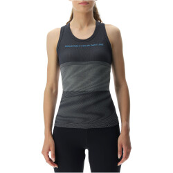 UYN Crossover ärmelloses Laufshirt Damen black/iron XS