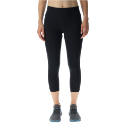 UYN Crossover 3/4 Outdoor-Leggings Damen black/blue danube M