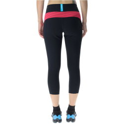 UYN Crossover 3/4 Outdoor-Leggings Damen black/rose M