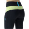 UYN Crossover 3/4 Outdoor-Leggings Damen black/sunny lime M