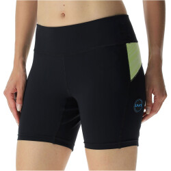UYN Crossover Laufshorts Damen black/sunny lime S