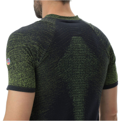 UYN Running Exceleration Laufshirt Herren black/lime S