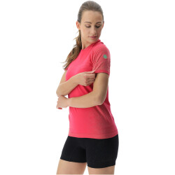 UYN Running Exceleration Laufshirt Damen rose/sunny M