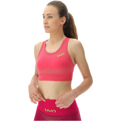 UYN Running Exceleration Sport-BH Damen rose/sunny XS
