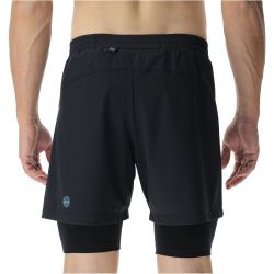 UYN Running Exceleration Performance 2in1 Laufshorts Herren black/cloud M