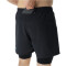 UYN Running Exceleration Performance 2in1 Laufshorts Herren black/cloud L