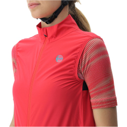 UYN Biking Ultralight Fahrrad Windweste Damen geranium/black XS