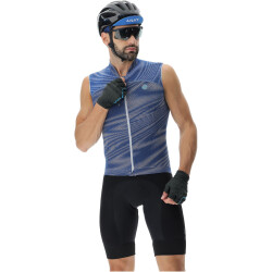 UYN Biking Wave ärmelloses Fahrrad-Trikot Herren vibrant blue S