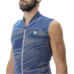 UYN Biking Wave ärmelloses Fahrrad-Trikot Herren vibrant blue S