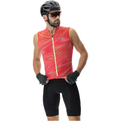 UYN Biking Wave ärmelloses Fahrrad-Trikot Herren vibrant red S