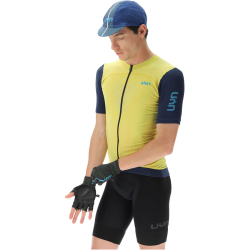UYN Biking Garda Fahrrad-Trikot Herren yellow jasmine/peacot L