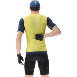 UYN Biking Garda Fahrrad-Trikot Herren yellow jasmine/peacot L