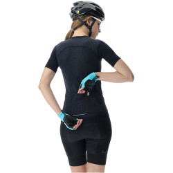 UYN Biking Garda Fahrrad-Trikot Damen black/peacot L