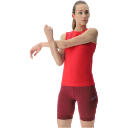 UYN Workhard ärmelloses Trainingsshirt Damen rose red XS
