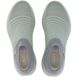 UYN Ecolypt Slip-on Sneaker mit grauer Sohle Herren sage green 41