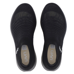 UYN Ecolypt Slip-on Sneaker mit schwarzer Sohle Damen black 35