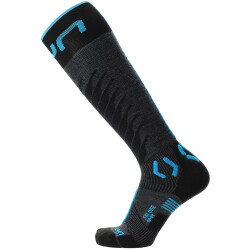 UYN One Merino Skisocken Herren anthracite/turquoise 35-38