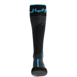 UYN One Merino Skisocken Herren anthracite/turquoise 35-38