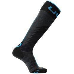 UYN One Merino Skisocken Herren anthracite/turquoise 35-38