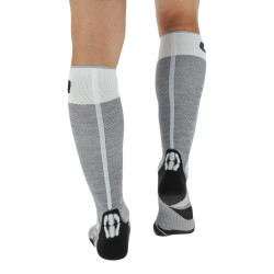 UYN One Merino Skisocken Herren grey melange/white 35-38