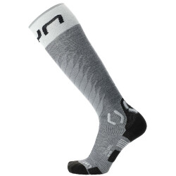 UYN One Merino Skisocken Damen grey melange/white 35-36