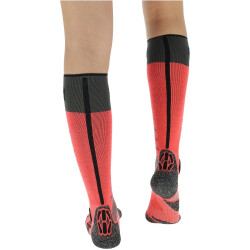 UYN One Merino Skisocken Damen pink/black 35-36