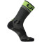 UYN Runners One Mid Laufsocken Herren grey melange/lime green 35-38