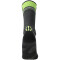 UYN Runners One Mid Laufsocken Herren grey melange/lime green 35-38