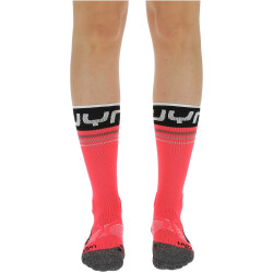 UYN Runners One Mid Laufsocken Damen pink/black 35-36